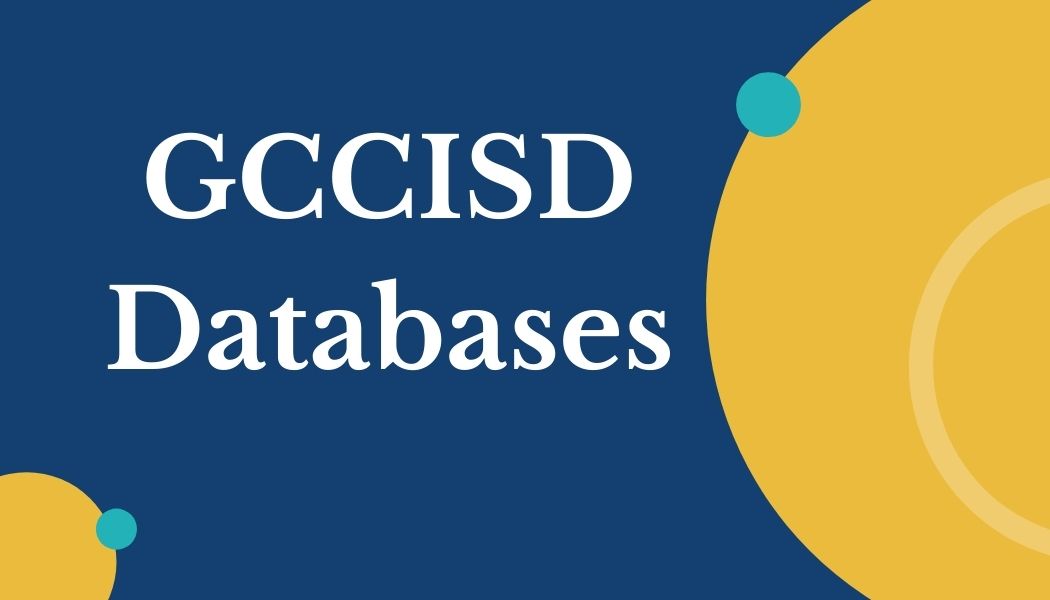 GCCISD Databases